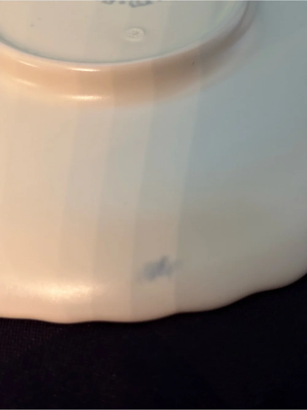 Vintage Franciscan Coronado Matte Off‑White Cream Soup Bowl & Saucer Set